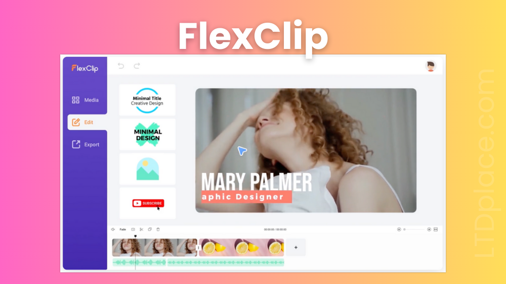 FlexClip lifetime deal SaaS LTD place