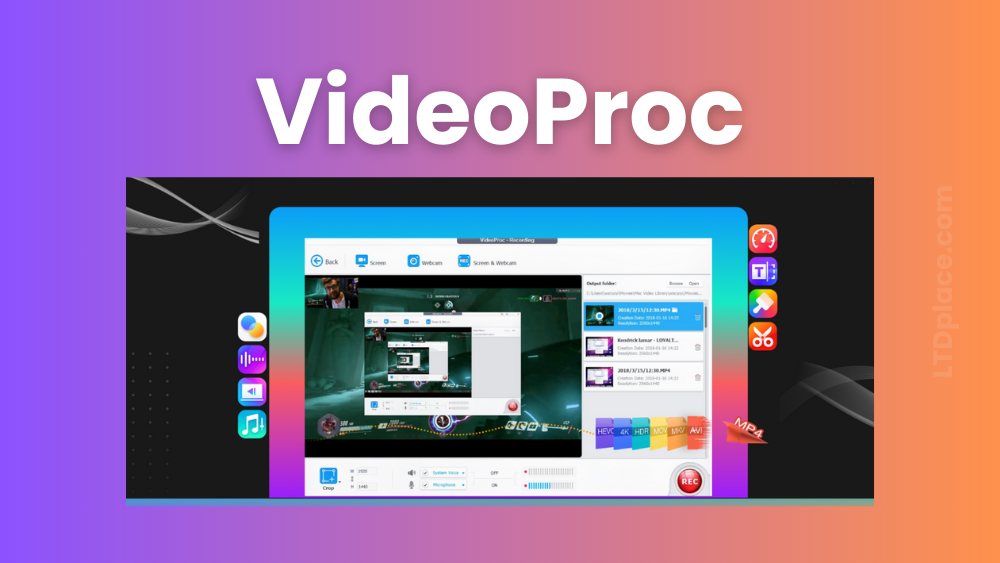 VideoProc Converter Lifetime Deal LTD place