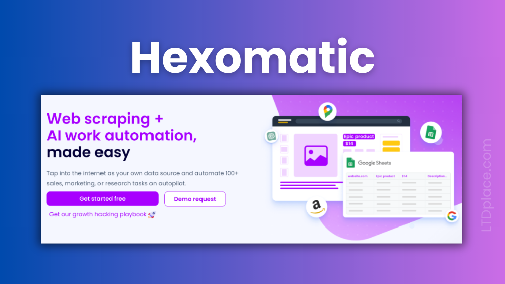 hexomatic lifetime deal - LTD place