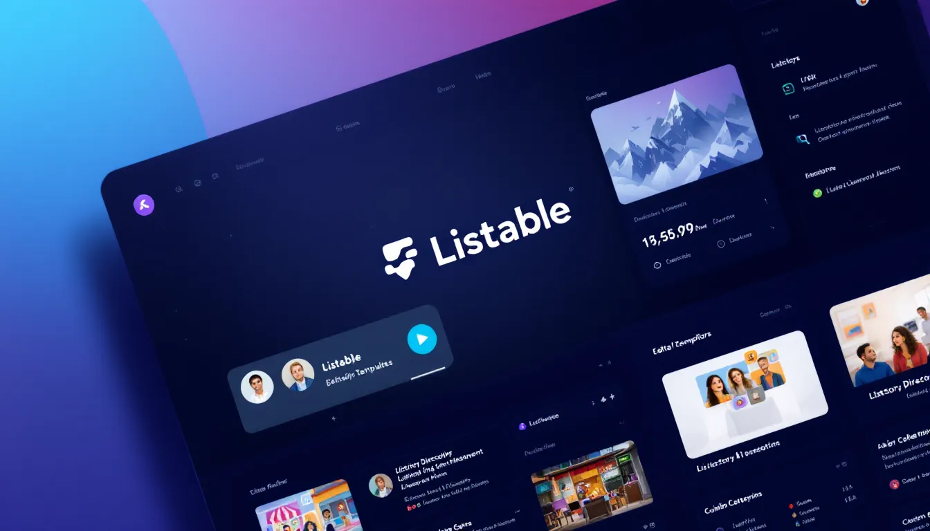 Listable founder reputation: LinkedIn, community trust, and ProductCanyon protection badges.